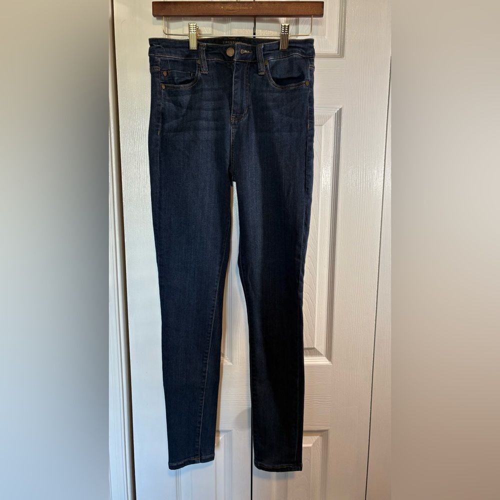 Liverpool Women's Deep Indigo Skinny Jeans